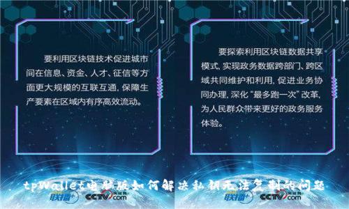 tpWallet电脑版如何解决私钥无法复制的问题
