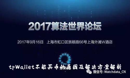 tpWallet不能买币的原因及解决方案解析
